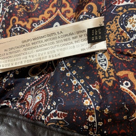 Massimo Dutti Leather Jacket - Picture 7 of 8